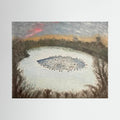 Paper Print art of JL : Duck Pond