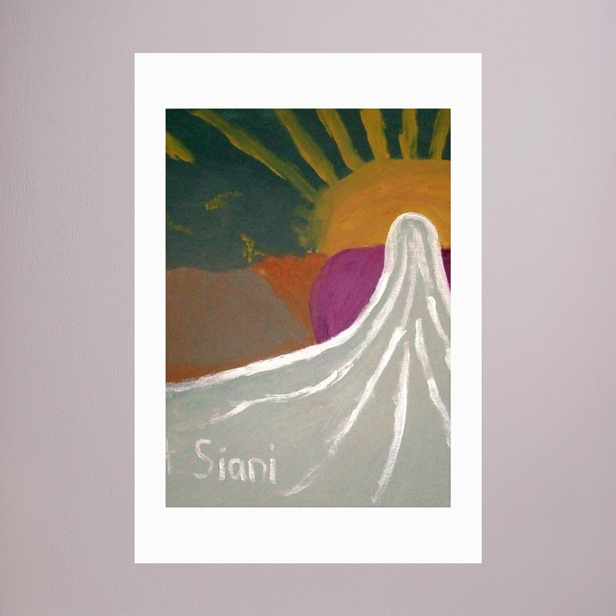 Paper Print art of JL : Mt. Siani