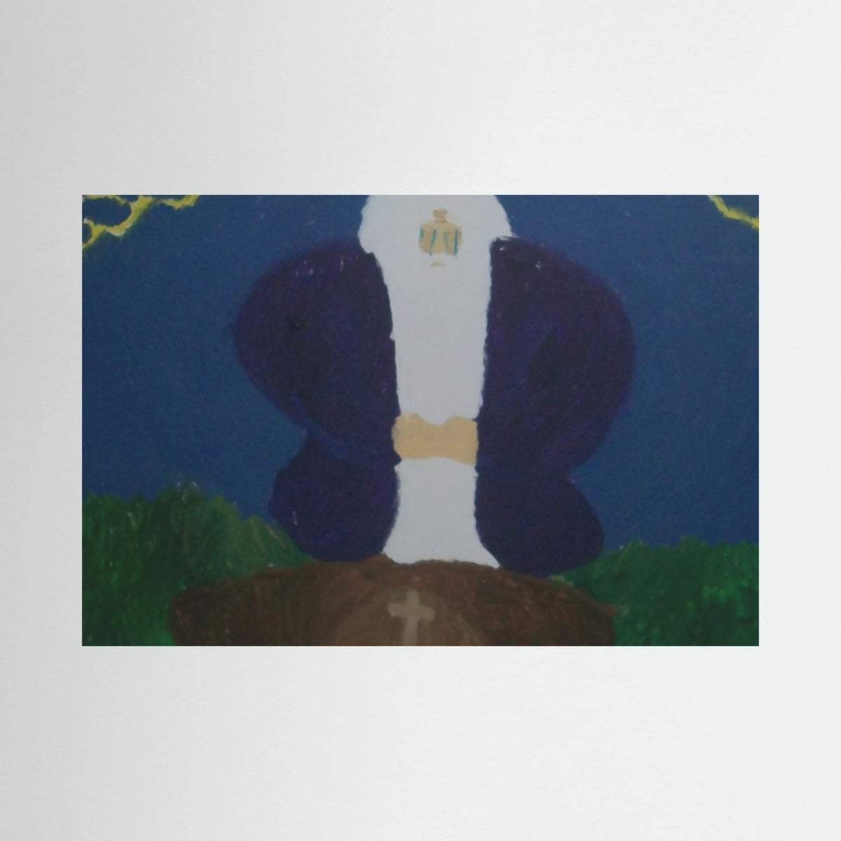 Paper Print art of JL : at first word of the cross