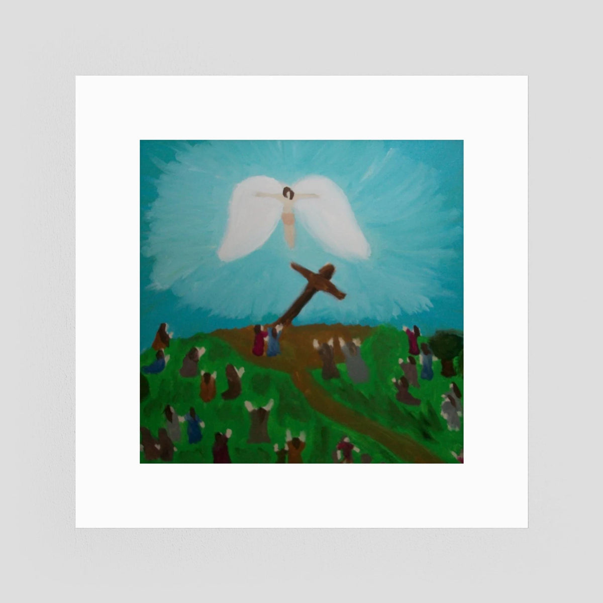 Paper Print art of JL : a better cross