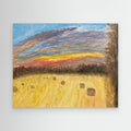 Sunset over the field : Jonathan Lysdahl