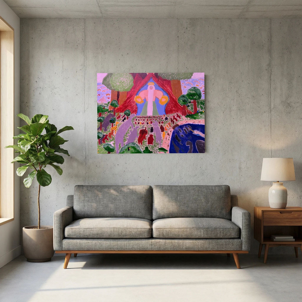 Paper Print art of JL : Garden of Edin