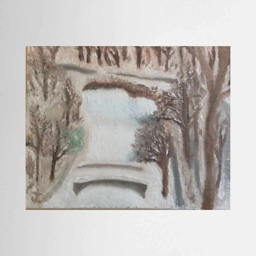 Paper Print art of JL : Frozen Minnehaha Falls