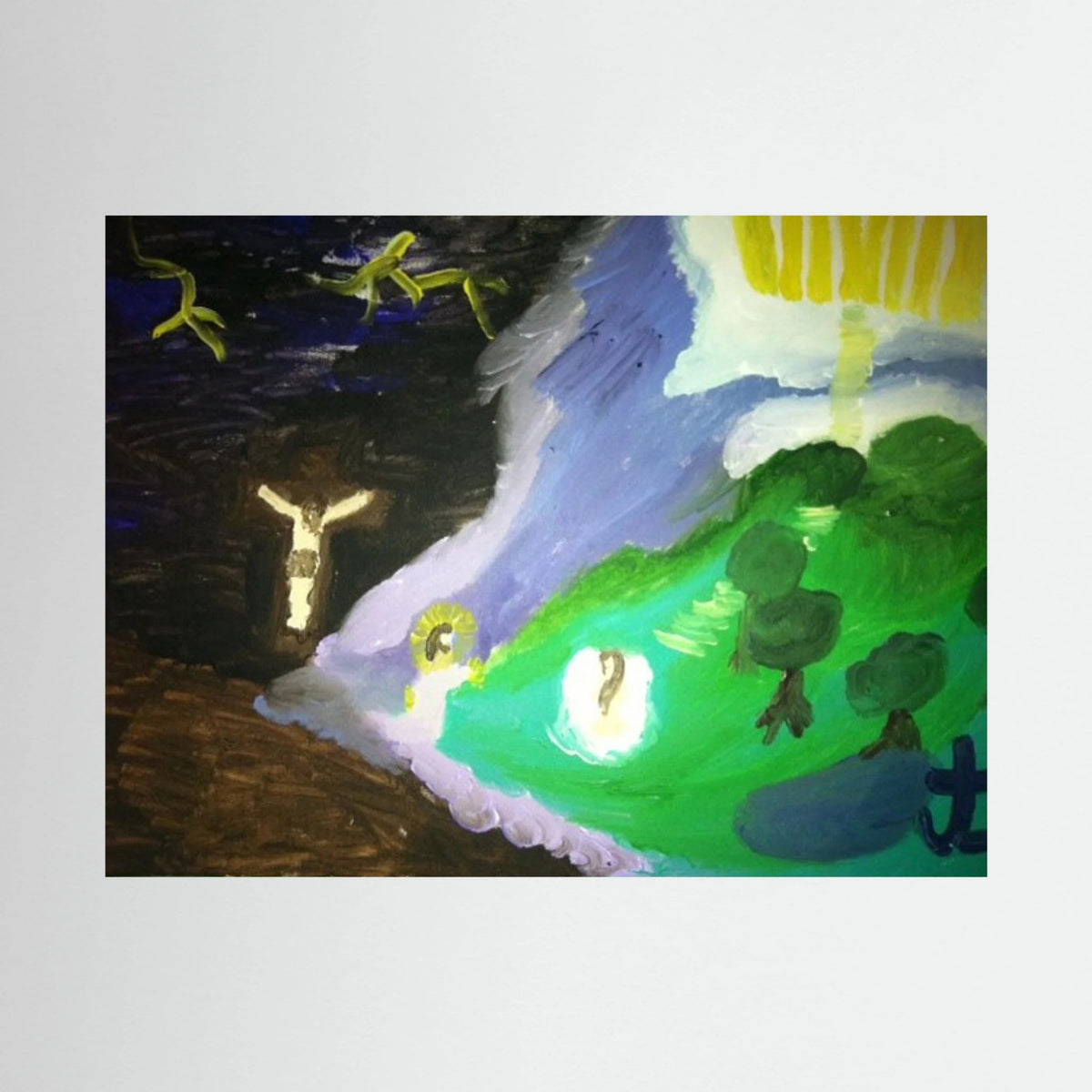 Paper Print art of JL : Entering Paradise
