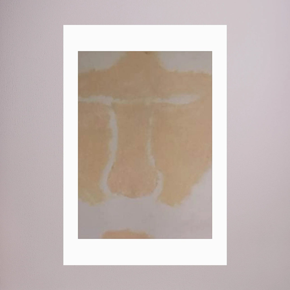 Paper Print art of JL : Shape of His Face